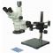 HEIScope HEI-MP9-FR Stereo Zoom Trinocular Microscope with USB Camera on Dual Arm Boom Stand, Fluorescent Ring Light Guide