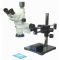 HEIScope HEI-MP9-LED Stereo Zoom Trinocular Microscope with USB Camera on Dual Arm Boom Stand, LED Ring Light Guide